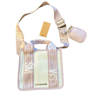 Steve Madden Cream and Blush BWebber Bag NWT